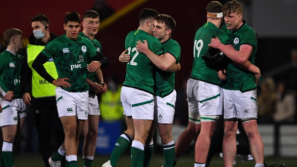 Ireland scored eight tries in the opening Under-20 Six Nations tie
