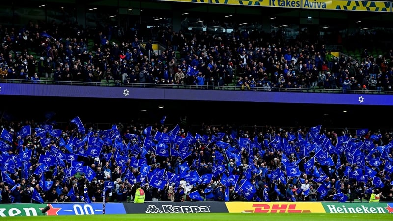 Leinster will hope for a bumper crowd at the Aviva Stadium for their second leg v Connacht