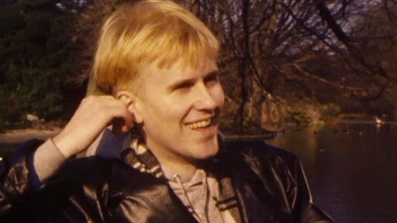 Howard Jones in Herbert Park in Dublin, 1987.