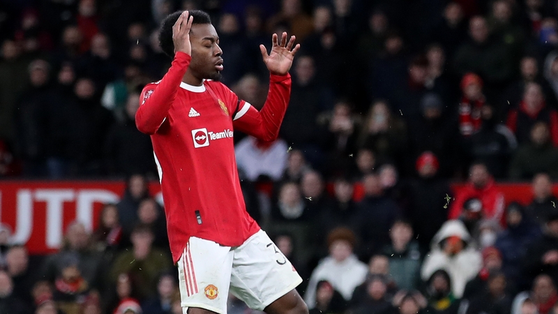 Anthony Elanga was abused online after missing a against Middlesbrough