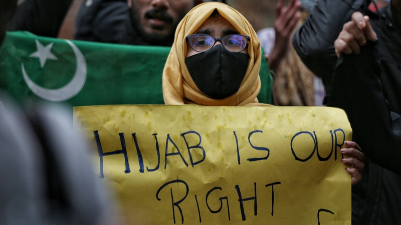 Students at a government-run high school were told not to wear hijabs last month, an edict that soon spread to other educational institutions in the state