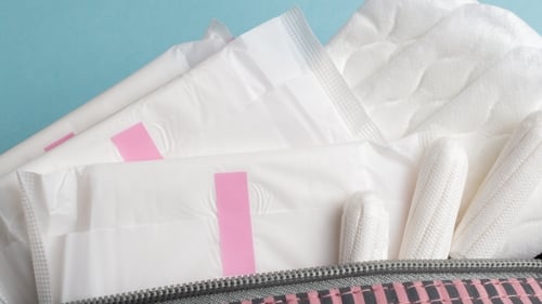 Lidl says it provided more than 80,000 free period products from May to December last year (stock image)