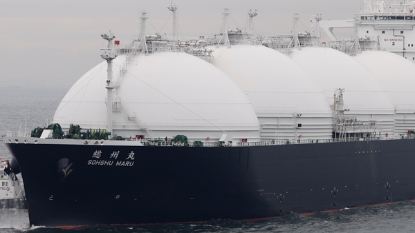 Multiple gas shipments are already being diverted to Europe by private Japanese firms (File pic)