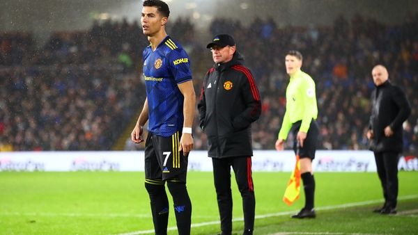 Ralf Rangnick left Cristiano Ronaldo on the bench until the 68th minute at Turf Moor