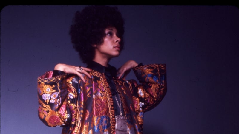 American Funk, Soul, and R&B singer singer Betty Davis in New York, 1969. (Photo by Anthony Barboza/Getty Images)