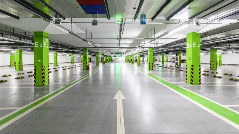 The 'Public Sector Climate Action Mandate 2023' envisages the phasing out of the use of parking in buildings (stock image)