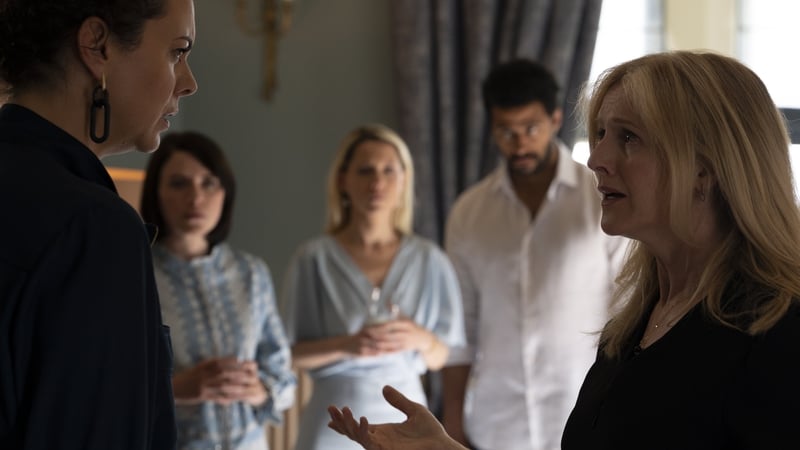 Alanna and Val face off in an epic showdown that leaves the whole family reeling. Photography Credit: Martin Maguire