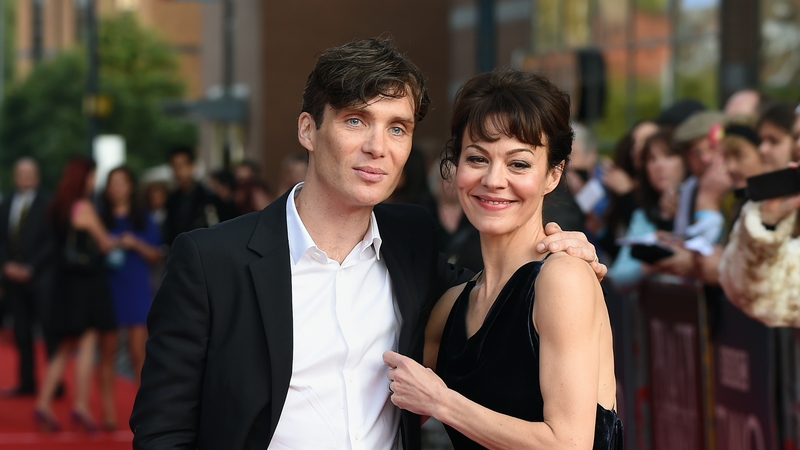 Cillian Murphy and Helen McCrory at the season two premiere of Peaky Blinders in Birmingham in September 2014