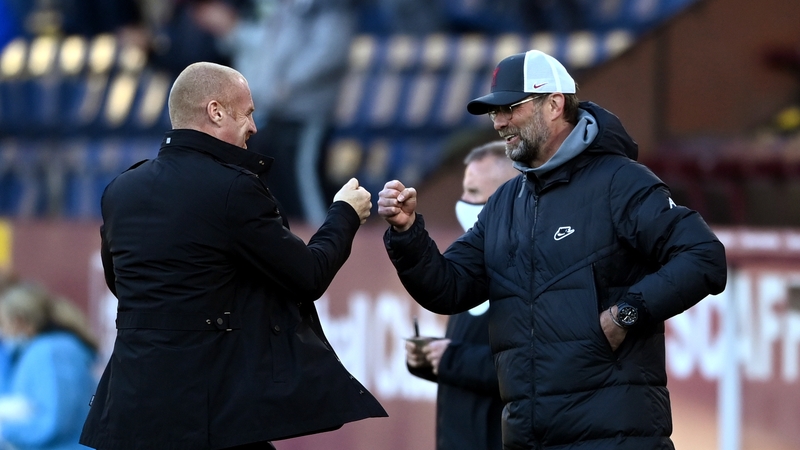 The Liverpool manager has a good recent record when facing Sean Dyche's side at Turf Moor