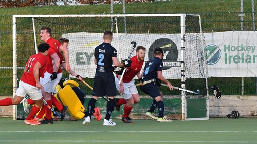 Andrew Sutton scores to snatch a draw for Corinthian against Lisnagarvey