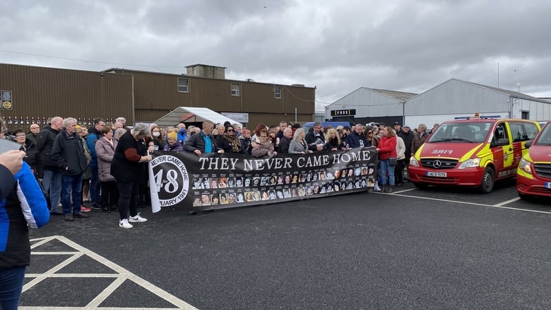 A candlelight vigil was held at the site of the Stardust disaster this afternoon