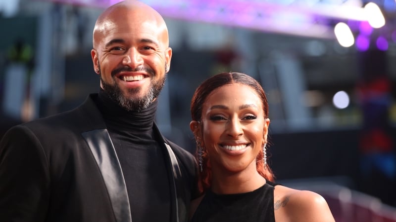 Darren Randolph and Alexandra Burke