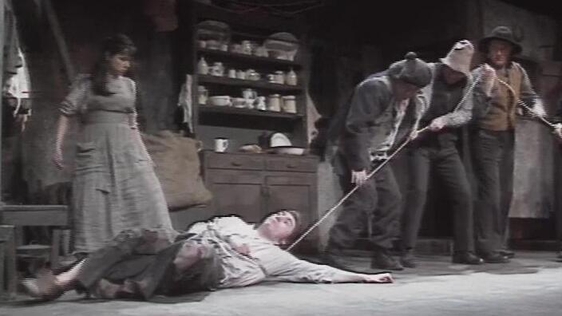 Gay Byrne and Mike Murphy in Playboy of the Western World (1992)