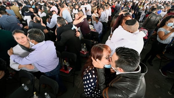 What the mass wedding lacks in intimacy it makes up for with perks such as free marriage certificates