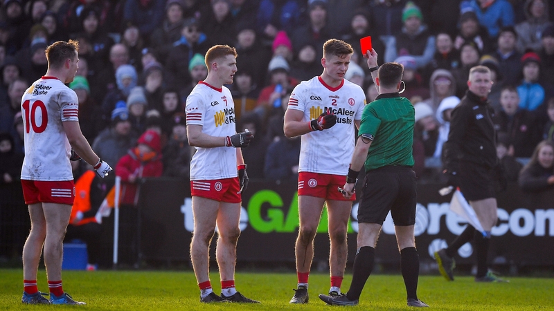 Padraig Hampsey, Michael McKernan, Peter Harte and Kieran McGeary were given one-match bans the CHC
