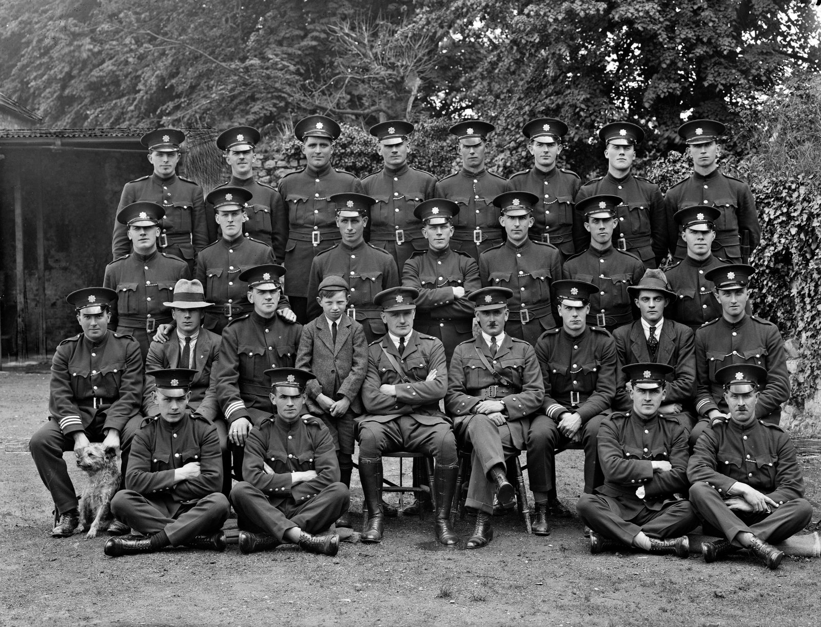 By late 1922, the new guards were fanning out across the country. The guards above are from Wexford and Kilkenny. Image: National Library of Ireland