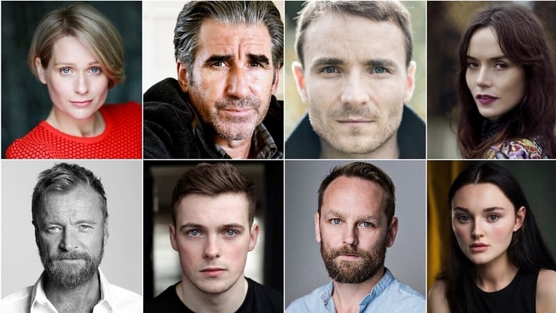 The cast of Blue Lights (clockwise from top): Siân Brooke, John Lynch, Martin McCann, Valene Kane, Katherine Devlin, Jonathan Harden, Nathan Braniff and Richard Dormer Photo collection: BBC