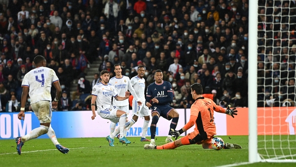 Kylian Mbappe scores the injury-time winner