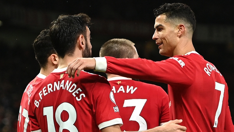 Fernandes and Ronaldo were on target at Old Trafford