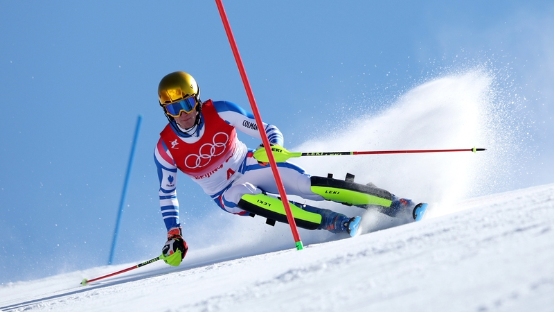Clement Noel won France's first Alpine skiing gold in Beijing