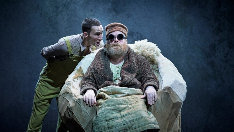 Robert Sheehan and Frankie Boyle in Endgame at The Gate (Pic: Ros Kavanagh)