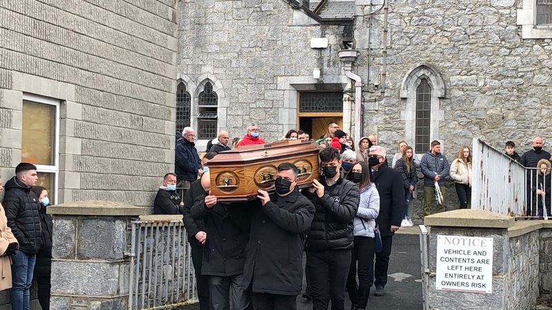 Wiktor Chojecki was buried at Calvary cemetery following his funeral mass