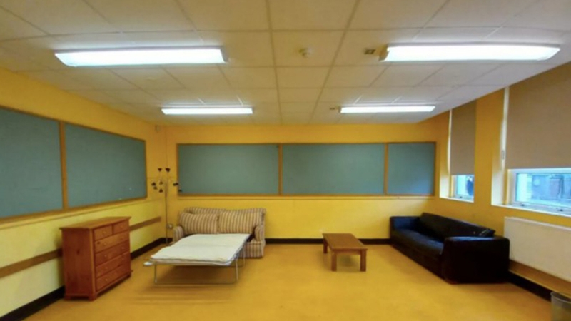 Property firm Monoma Ireland described the classroom as a 'fantastic studio-type room'