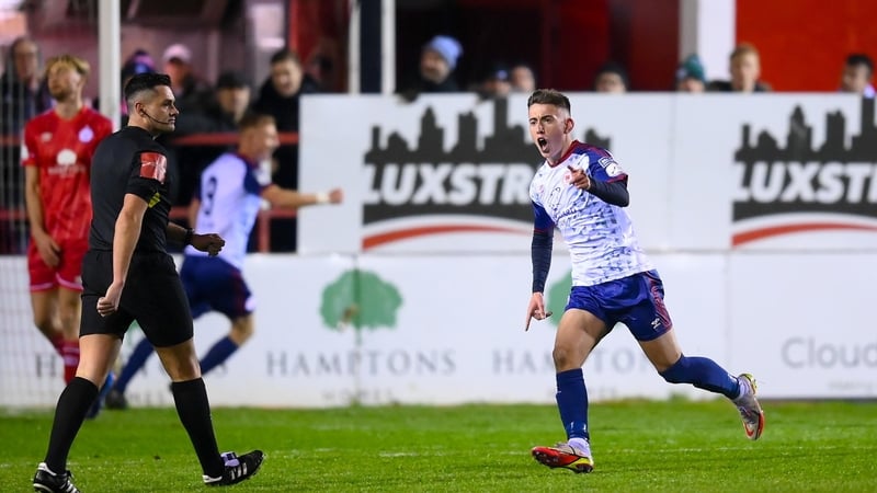 Darragh Burns opened the scoring for Pats