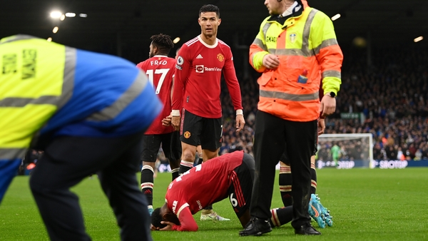 The incident took place in the second half