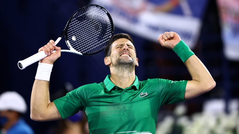 Novak Djokovic converted three of four break point opportunities in an efficient display