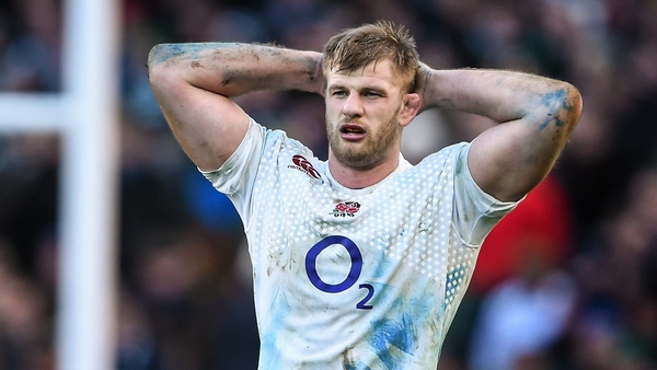 George Kruis in action for England against Ireland at the Aviva Stadium back in 2015.
