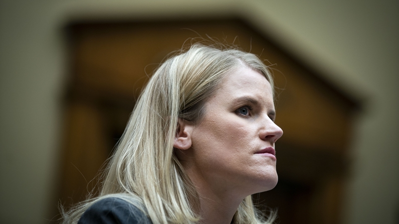 Ms Haugen is expected to tell TDs and Senators that tech companies based in Ireland have 'got away with it' when it comes to enforcing data protection regulations