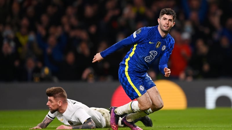 The American Pulisic goaled just after the hour