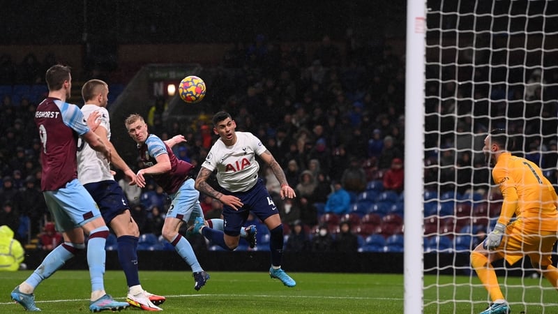 Ben Mee headed home the winner