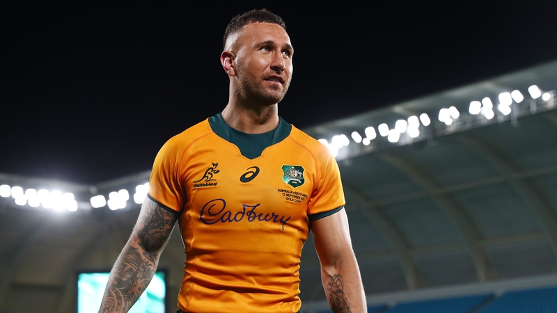 Quade Cooper represented Australia at two World Cups.