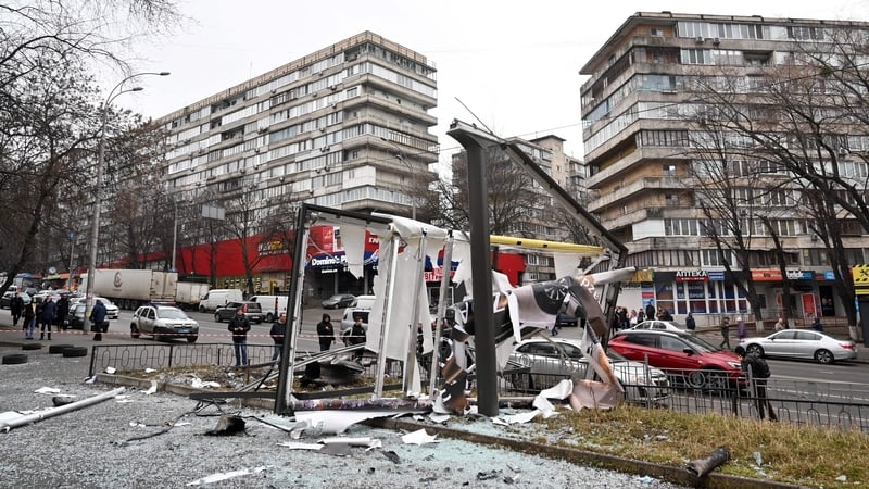 Russian forces fired missiles at several cities in Ukraine and landed troops on its coast today