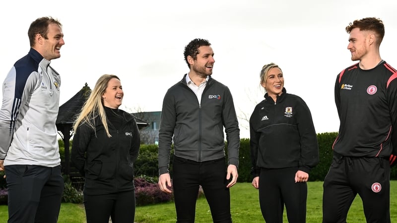 GPA CEO Tom Parsons (C), with Matthew O'Hanlon, Gemma Belgey, Niamh Kilkenny and Conor Meyler during a GPA media briefing earlier this week.