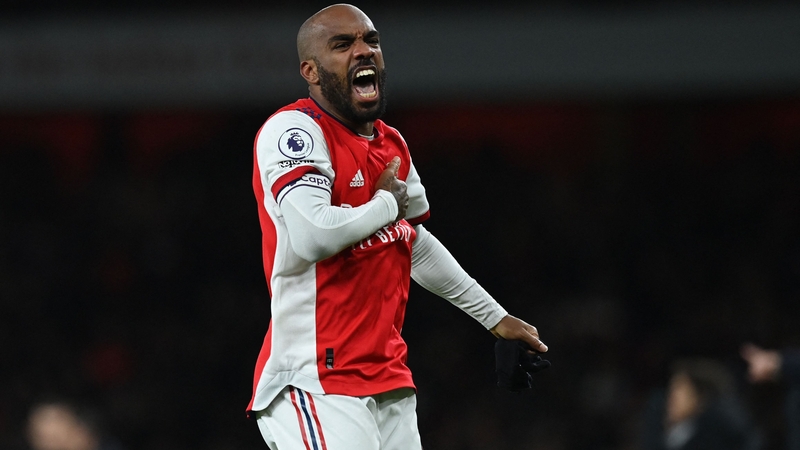 Alexandre Lacazette ended his goal drought against Leicester