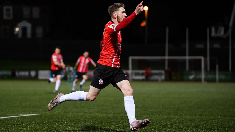 Jamie McGonigle celebrates his late winner