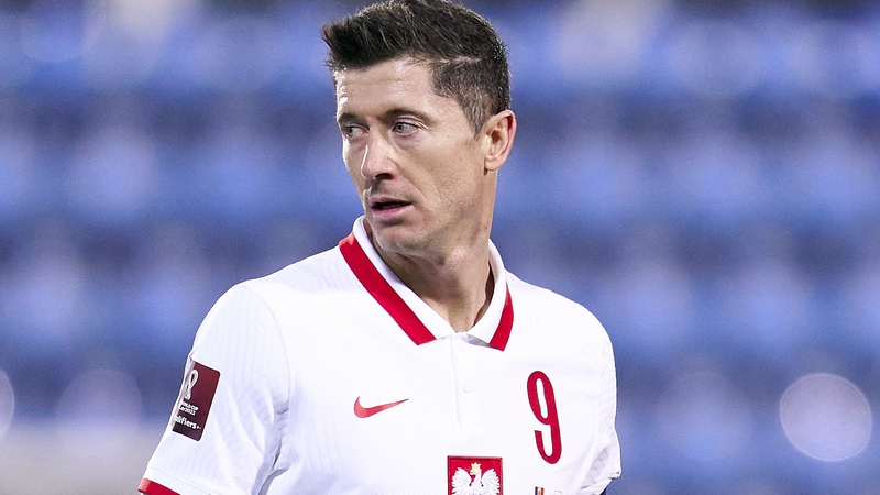 Robert Lewandowski scored 13 goals in qualifying