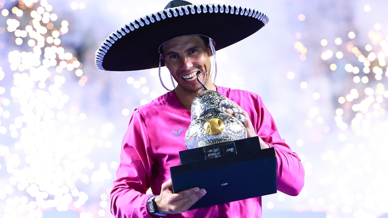 Rafael Nadal continued his unbeaten start to 2022