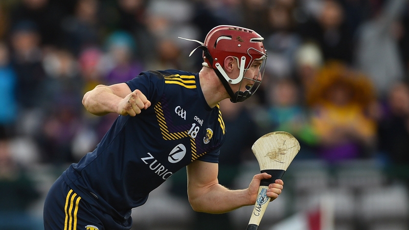 Cathal Dunbar celebrates his first-half goal at Salthill
