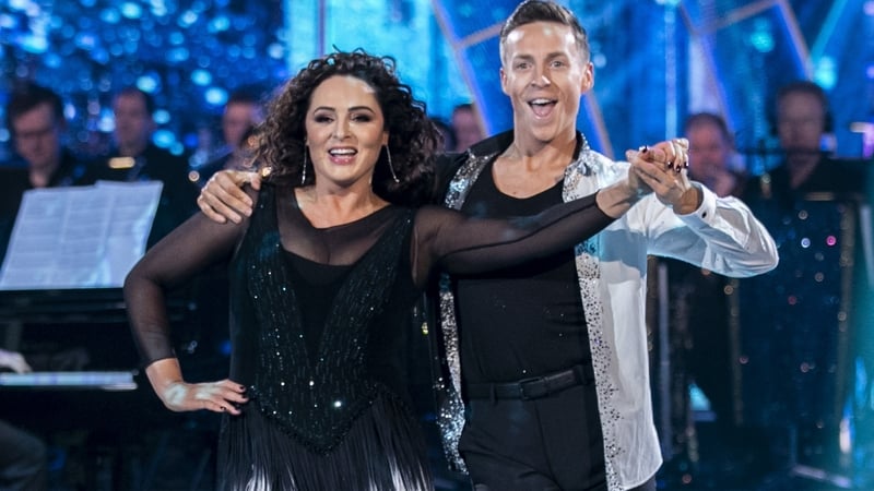 Gráinne Seoige and her Dancing with the Stars partner John Nolan