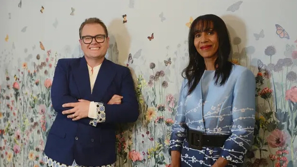 Alan Carr and Michelle Ogundehin