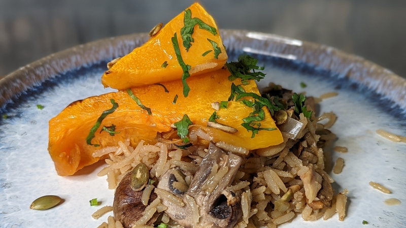 Eunice Power's unami squash and mushroom bake