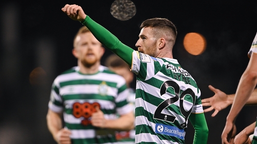 Jack Byrne made one and scored one for the hosts