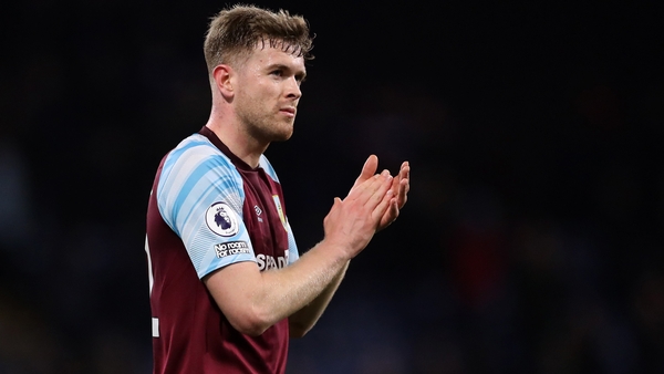 Nathan Collins was introduced for the injured Ben Mee against Leicester City