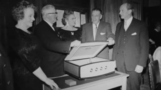A presentation is made to Seán Lemass, 1967.