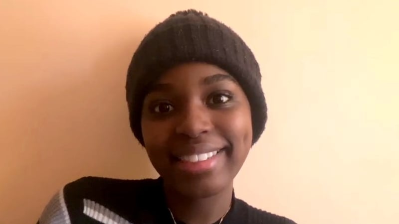 Racheal Diyaolu is stranded in the Ukrainian city of Sumy