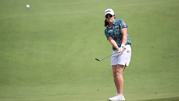 Leona Maguire is six shots off the lead in Singapore